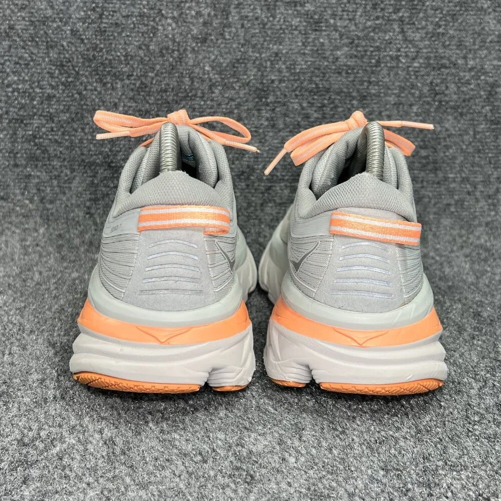 Hoka Bondi 7 Running Shoes Women's‎ Size 8.5 Grey Athletic Training Run Sneakes